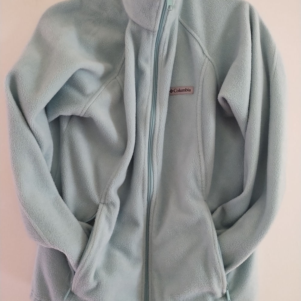 Columbia Light Blue Fleece Jacket